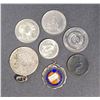 Image 1 : WORLD ODDITIES 1806-1984. A 7 Medal & Coin Group of Interesting Pieces VG-UNC