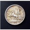 Image 1 : ITALY 1914R Two Lire, KM# 55, Silver 10.1 gms. UNCIRCULATED