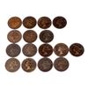 Image 2 : CANADA 1897 Victoria Large Cents. A Lot of 16 Pieces