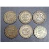 Image 1 : TURKEY AH-1223 A Lot of 6 Large Silver Coins Fine-Very Fine