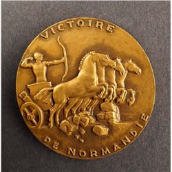 FRANCE Bronze Medal Celebrating the Victory at the Battle of Normandy 1944