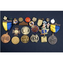 CANADA, QuÃ©bec 1907-1958, 23 Pcs. Sherbrooke, QuÃ©bec Medals, Badges & Pins.