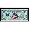 Image 2 : DISNEY DOLLARS 1989-1990 A 4 Pieces Lot of Mickey Mouse One Dollars VG-UNC
