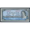 Image 1 : BANK OF CANADA 1954 $5.00, BC-39b, Beattie-Razminsky, Modified CBN. Graded: CH UNC