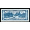 Image 2 : BANK OF CANADA 1954 $5.00, BC-39b, Beattie-Razminsky, Modified CBN. Graded: CH UNC