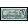 Image 1 : BANK OF CANADA 1954 $1.00 Devil's Face, BC-29b, Beattie-Coyne, Graded: EF