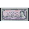 Image 1 : BANK OF CANADA 1954 $10.00, BC-40b, Beattie-Razminsky, Modified BABN. Graded: EF+