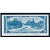 Image 2 : BANK OF CANADA 1954 $5.00, BC-39a-i, Beattie-Coyne, Modified CBN. Graded: EF