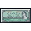 Image 1 : BANK OF CANADA 1954 $1.00, BC-37bA, Beattie-Rasminsky, Modified CBN. Graded: CH UNC