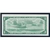 Image 2 : BANK OF CANADA 1954 $1.00, BC-37bA, Beattie-Rasminsky, Modified CBN. Graded: CH UNC
