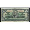 Image 1 : BANK OF CANADA 1937 $1.00, BC-21d, Coyne-Towers, Graded: VG