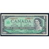 Image 1 : BANK OF CANADA 1967 $1.00, BC-45b, Beattie-Razminsky, Graded: VF+