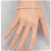 Image 3 : 6.65 CTW Natural Dimond Bracelet In 18K Solid Yellow Gold