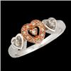 Image 1 : Lovely Triple Heart Diamond Ring