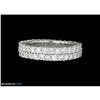 Image 1 : 2.50ct 14K 2 ROW ROUND DIAMOND ETERNITY RING