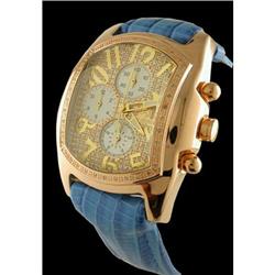 BRAND NEW KING MASTER BUBBLE STYLE MENS DIAMOND WATCH