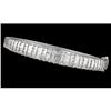 Image 1 : 14KW Gold 2.00ct Diamond Bangle Bracelet!