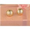 Image 1 : Classic 14KY Gold Button Earrings