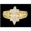 Image 1 : 10KY Gold 1.00ct. Diamond Fashion Right Hand Ri