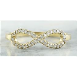 0.30 CTW 18K Yellow Gold Diamond Ring