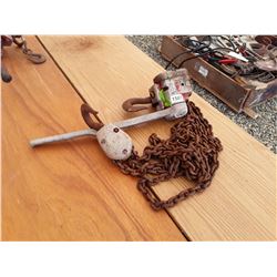 1507___1 -- 3 ton chain come-a-long (red)