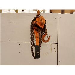 1512___1 -- 3/4 ton chain block (orange)