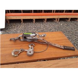 1513___1 -- wire rope come-a-long (silver)