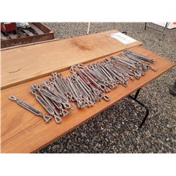 1532___60+/-   3/8" x 8" turnbuckles