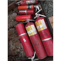 1579___7 --fire extinguishers (3 lg. & f small)