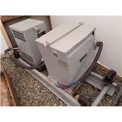 1593___1 -- Rex 45 KVA 3 ph. Transformer