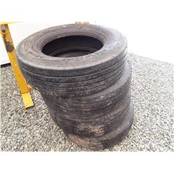 1598___4 -- 19.5" motorhome tires 245 70R load range G    less than 50,000 km