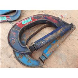 1628___1 -- 8" C-clamp & 1 6" C-Clamp