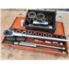 Image 1 : 1630___1 -- 3/4" socket set in tool box & Box more ass sockets