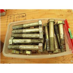 1674c___lot of 1 " HD Bolts