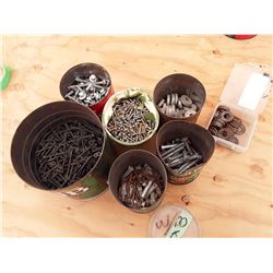 1674h___Bucket of assorted hardware