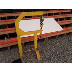 1494 - English Wheel With Extra Rollers