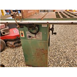 1594G - Grizzly Table Saw, model G1022, s/n 022867