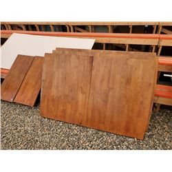 1594H - 3 Table Tops with 2 extension leaves  (no legs)