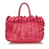 Image 3 : Prada Ruffle Satin Tote Bag