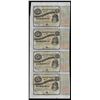 Image 1 : Uncut Sheet of (4) State of Louisiana Baby Bond Obsolete Notes