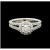 Image 2 : 1.08 ctw Diamond Ring - 14KT White Gold