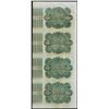 Image 2 : Uncut Sheet of (4) State of Louisiana Baby Bond Obsolete Notes