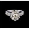 Image 2 : 1.50 ctw Diamond Ring - 14KT White Gold