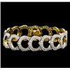 Image 1 : 5.11 ctw Diamond Bracelet - 18KT Yellow Gold