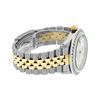 Image 8 : Rolex Mens 2 Tone 14K MOP Roman 3 ctw Channel Set Diamond Datejust Wristwatch