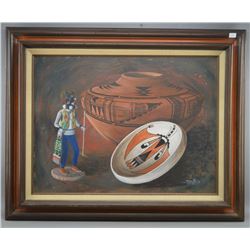 HOPI INDIAN PAINTING (NEIL DAVID)