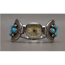 NAVAJO INDIAN WATCH BRACELET