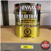 Image 1 : New/Old Stock Paint : Minwax Fast Drying Poly Urethane - Clear Satin (1 Gallon)