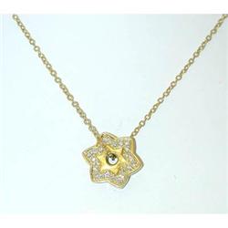5152 SALAVETTI 18K Gold Necklace w/ Diamonds Pendant