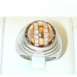 5165 ENIGMA "Gianni Bulgari" 18KW Gold Dia Ring